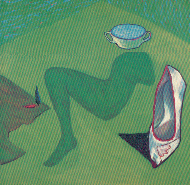 Le soulier, toile de Diane T. Tremblay soulier.jpg